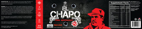 EL CHAPO ULTRA HIGH STIM V2 - SWOLE AF (50/25 servs)