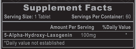 Laxogenin 100™ - Hi tech Pharmaceuticals (60 tabs)