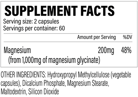 Magnesium Glycinate - Revive MD (120 caps)