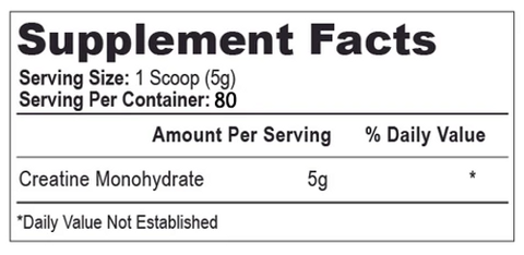 Creatine Monohydrate - Hi Tech Pharmaceuticals (400g)