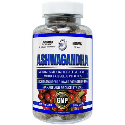 Ashwagandha 600mg - Hi Tech Pharmaceuticals (90 Tabs)