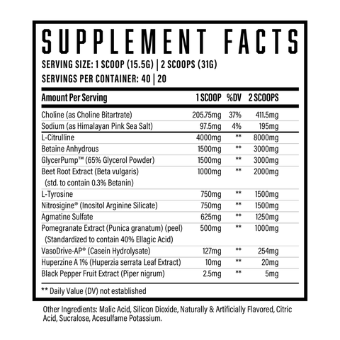 Pump Serum -Huge Supplements (40 srvs)