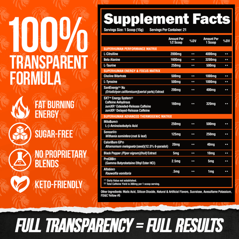 Superhuman Burn - Alpha Lion (21 Servs)