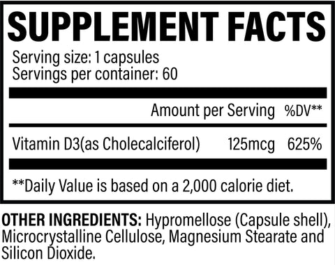 Vitamin D3 - Revive MD (60 caps)