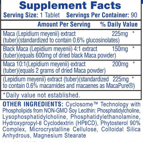 Maca - Hi-tech Pharmaceuticals