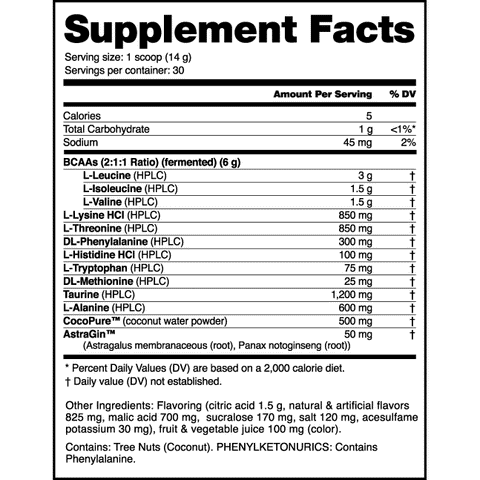 EAA Pure - Nutrabio (30 srvs)