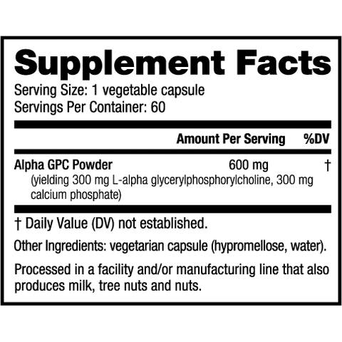 Alpha GPC - Nutrabio (60 Caps)