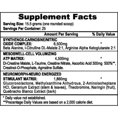 Mesomorph - APS Nutrition (25 srvs)