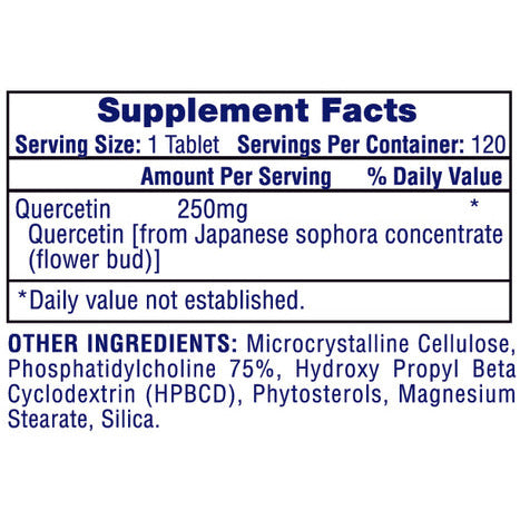 Quercetin - Hi Tech Pharmaceuticals (120 Tablets)