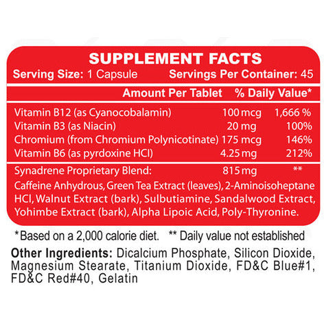 Synadrene - Hi Tech Pharmaceuticals (45 ct)