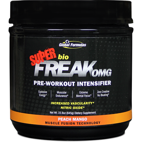 SUPER bioFREAK OMG Pre Workout - Global Formula (30 srvs)