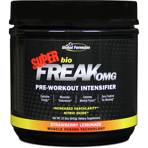 SUPER bioFREAK OMG Pre Workout - Global Formula (30 srvs)