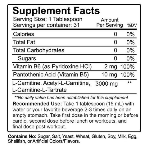 L-Carnitine 3000 - Nutrakey