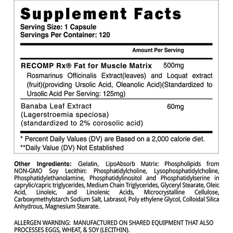 Recomp Rx - Blackstone Labs (120 caps)